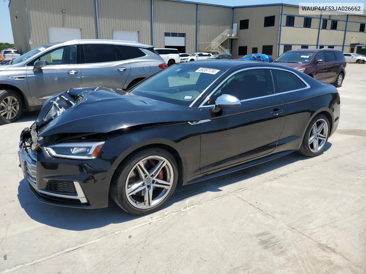 2018 Audi S5 Premium Plus VIN: WAUP4AF53JA026662 Lot: 59287174