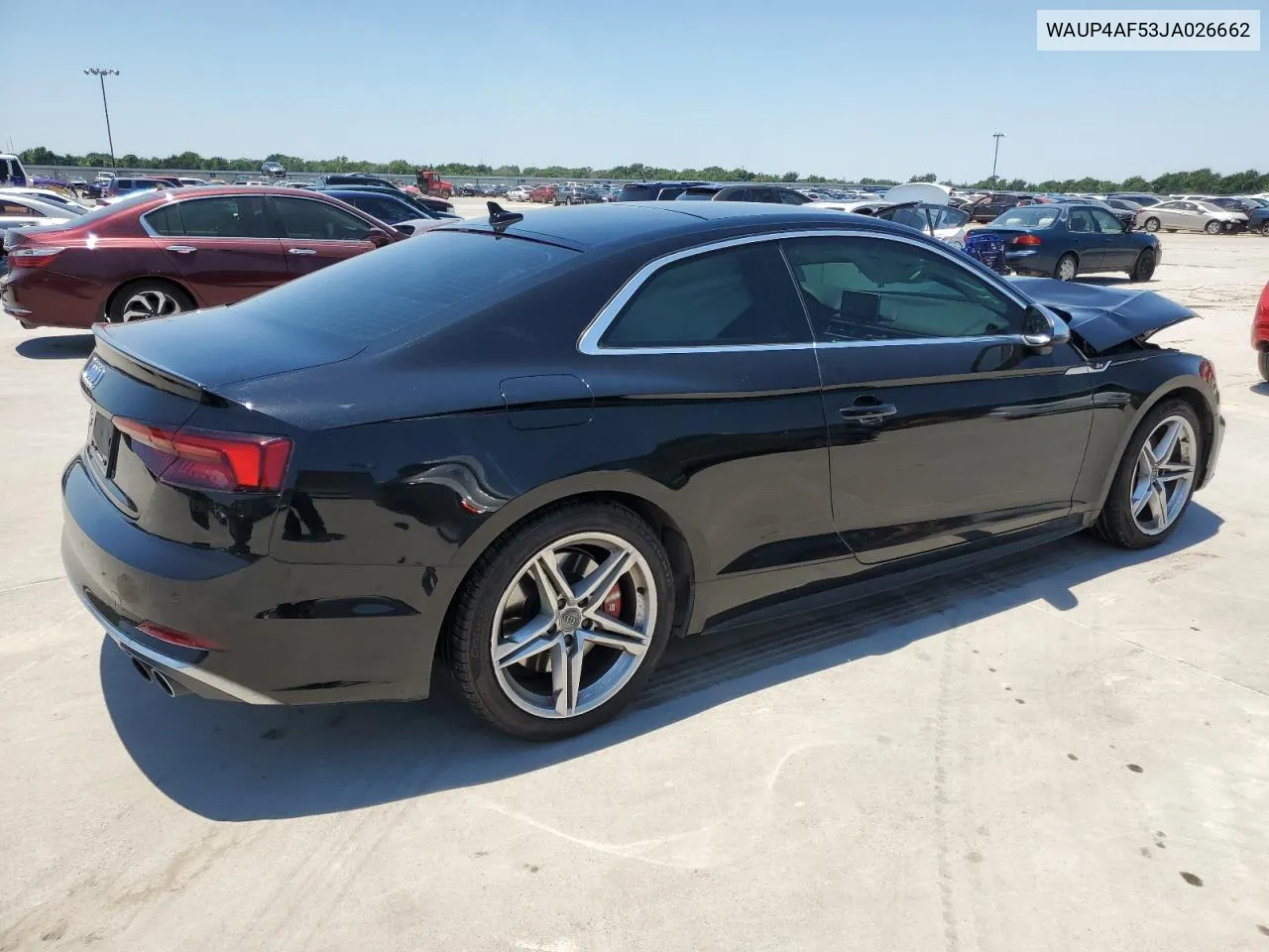 2018 Audi S5 Premium Plus VIN: WAUP4AF53JA026662 Lot: 59287174