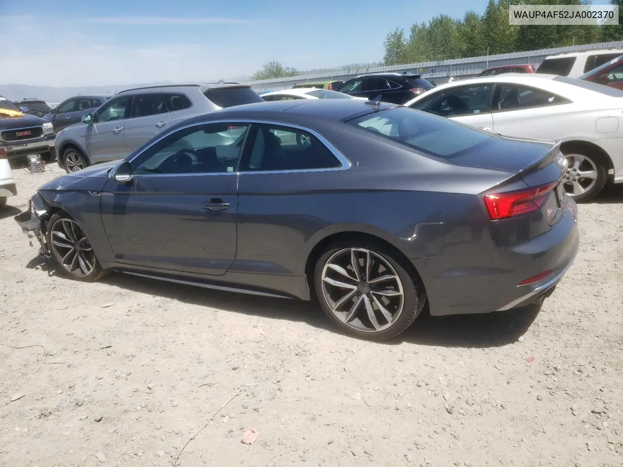 2018 Audi S5 Premium Plus VIN: WAUP4AF52JA002370 Lot: 60256734