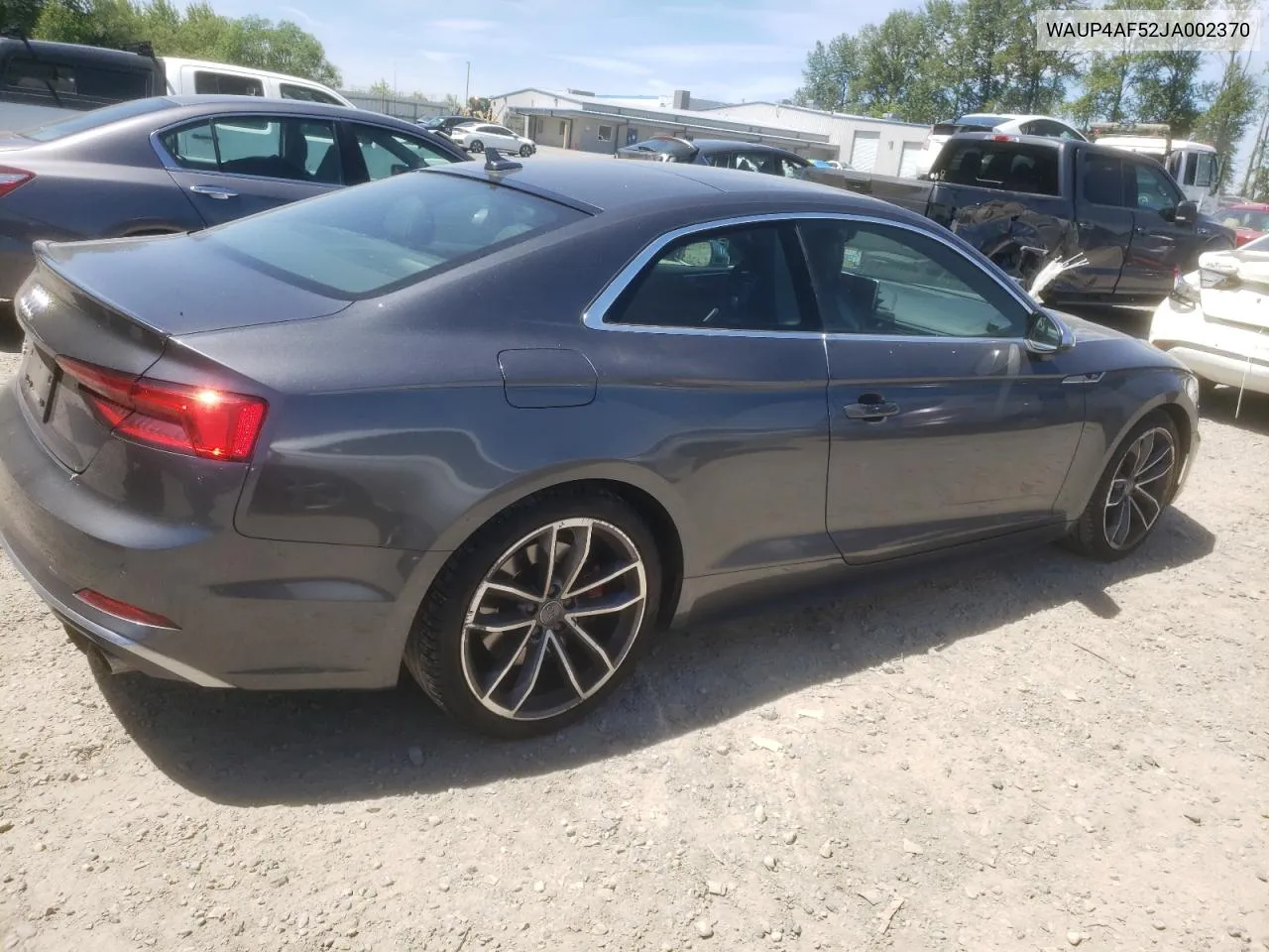 2018 Audi S5 Premium Plus VIN: WAUP4AF52JA002370 Lot: 60256734