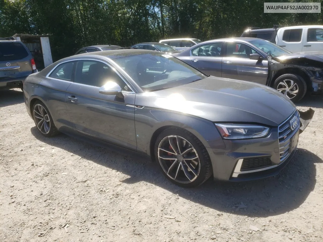 2018 Audi S5 Premium Plus VIN: WAUP4AF52JA002370 Lot: 60256734