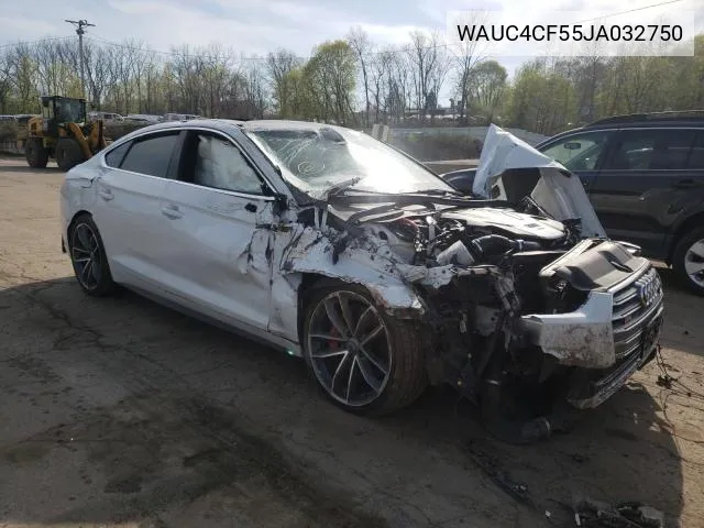 WAUC4CF55JA032750 2018 Audi S5 Prestige