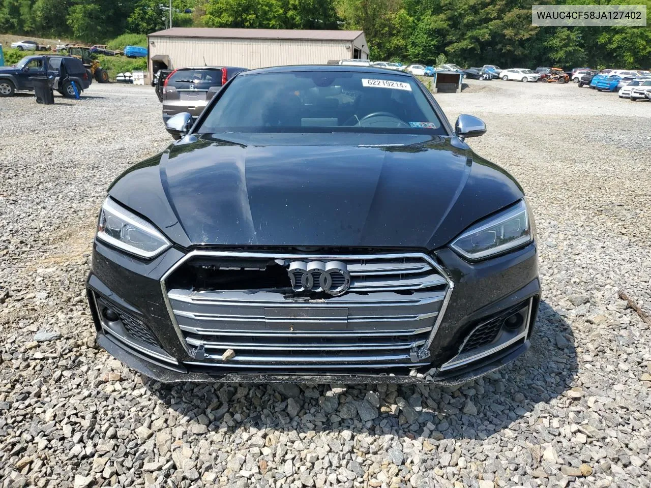 2018 Audi S5 Prestige VIN: WAUC4CF58JA127402 Lot: 62219214