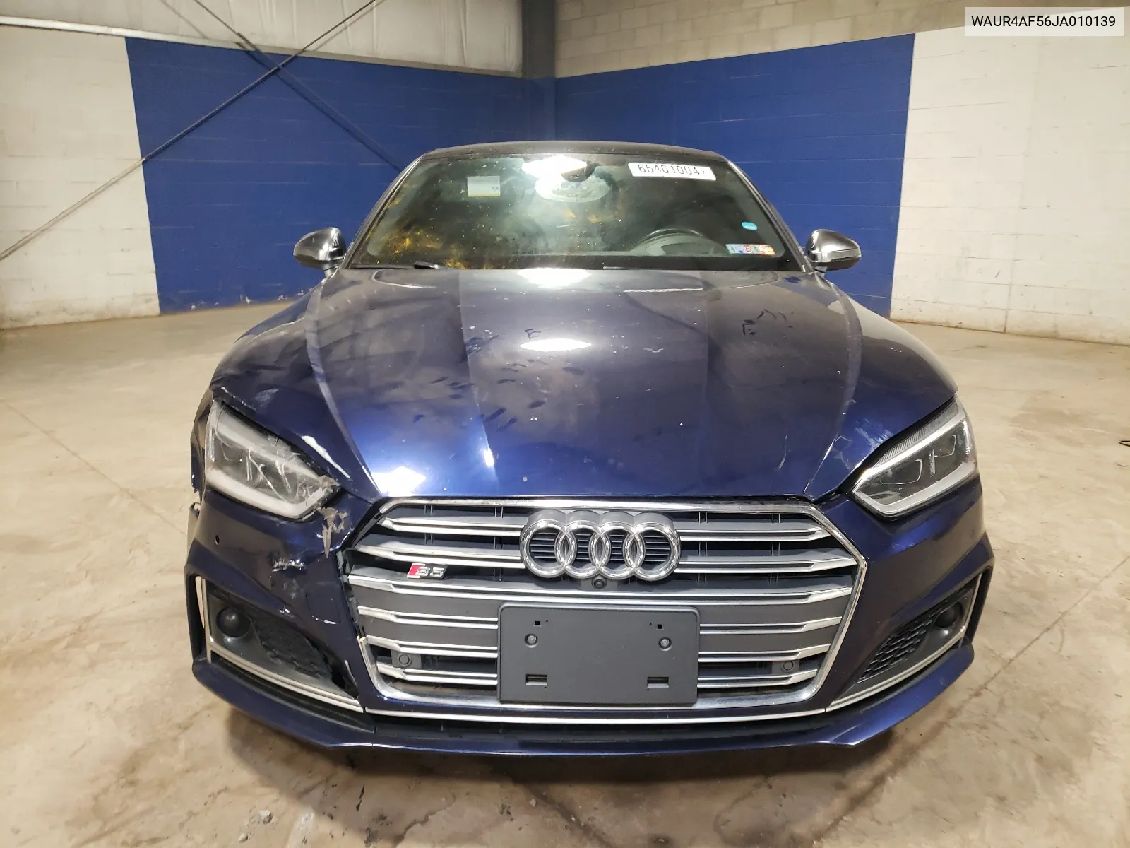 2018 Audi S5 Prestige VIN: WAUR4AF56JA010139 Lot: 65401004