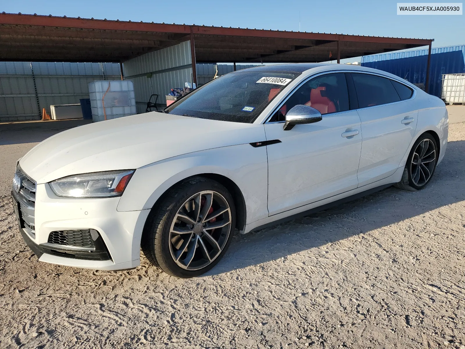 2018 Audi S5 Premium Plus VIN: WAUB4CF5XJA005930 Lot: 66410084