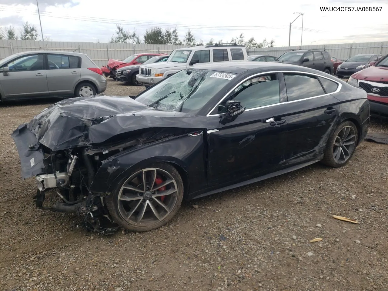 WAUC4CF57JA068567 2018 Audi S5 Prestige