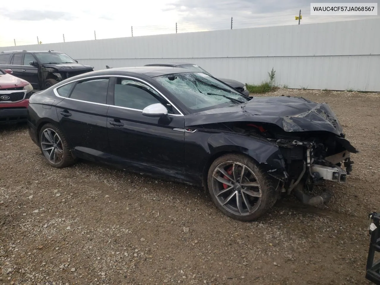 WAUC4CF57JA068567 2018 Audi S5 Prestige