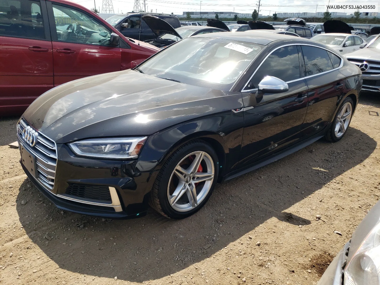 2018 Audi S5 Premium Plus VIN: WAUB4CF53JA043550 Lot: 67244734