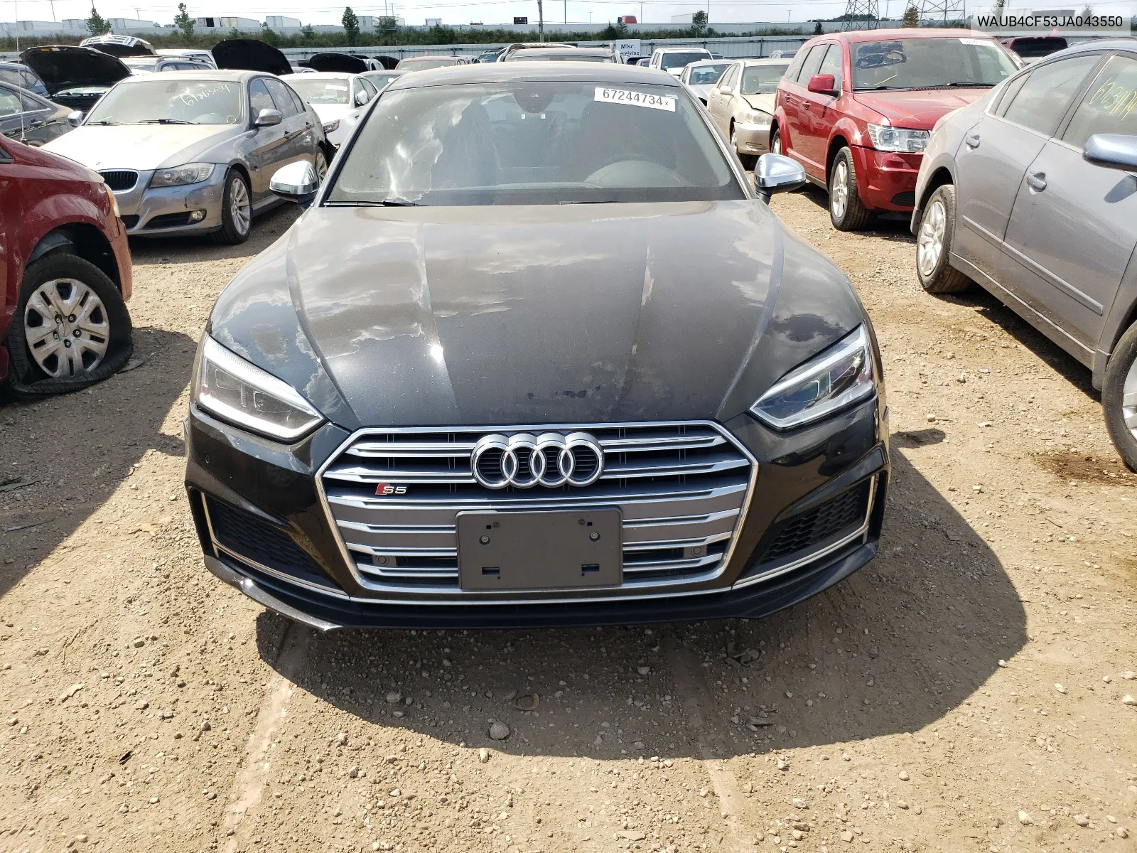 2018 Audi S5 Premium Plus VIN: WAUB4CF53JA043550 Lot: 67244734