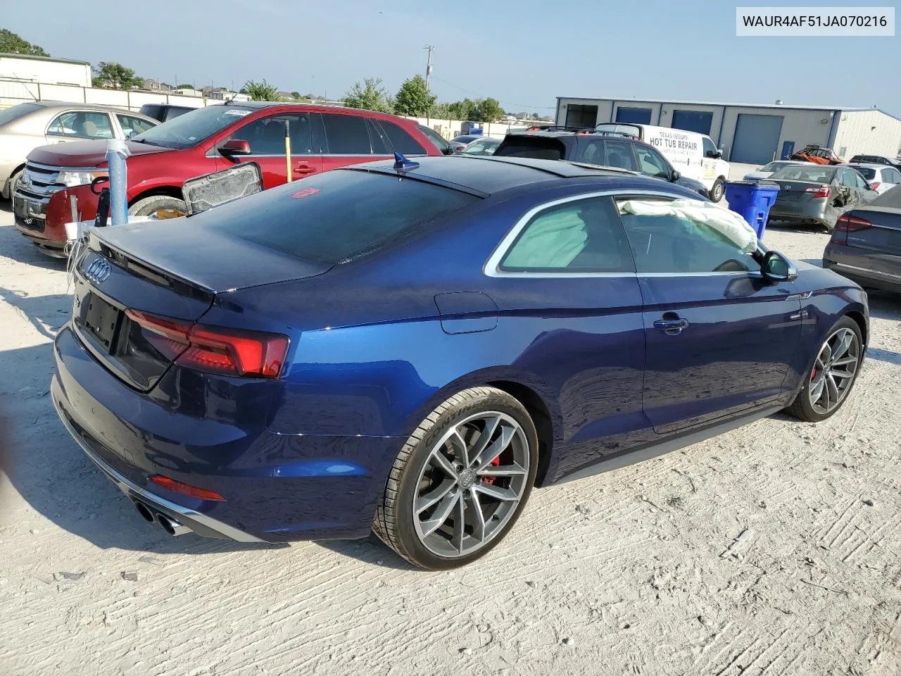 WAUR4AF51JA070216 2018 Audi S5 Prestige