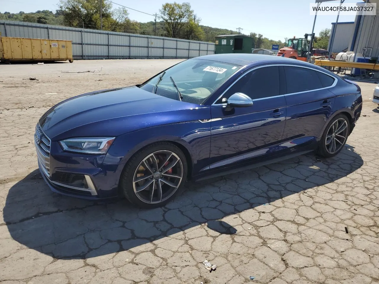 WAUC4CF58JA037327 2018 Audi S5 Prestige