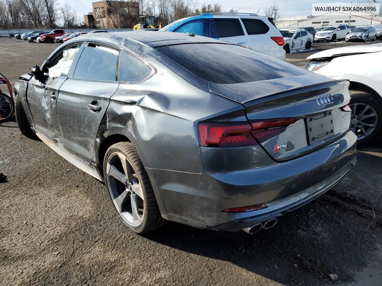 2019 Audi S5 Premium Plus VIN: WAUB4CF53KA064996 Lot: 42953114