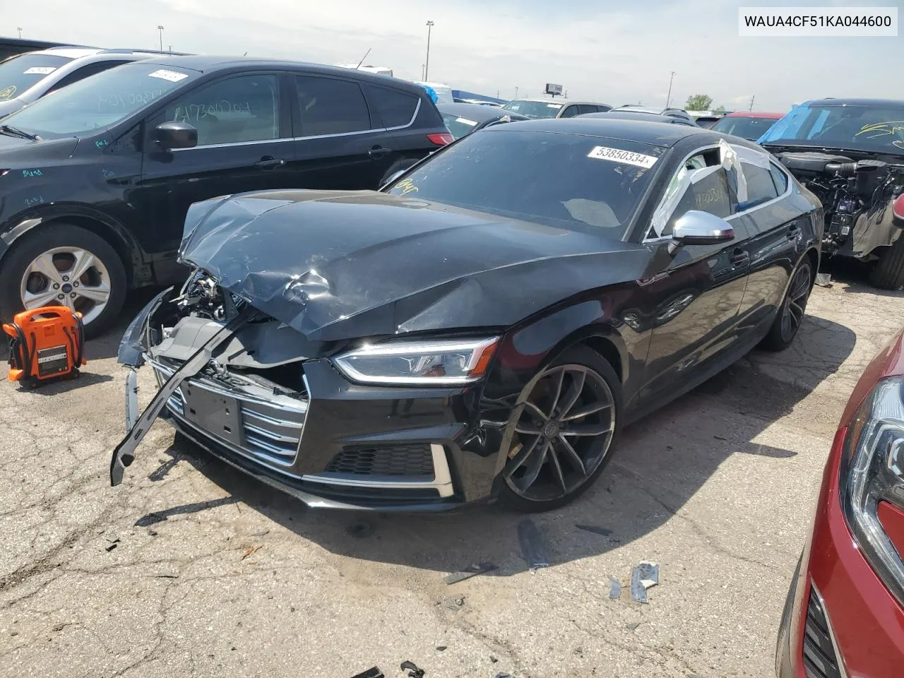 2019 Audi S5 Premium VIN: WAUA4CF51KA044600 Lot: 53850334