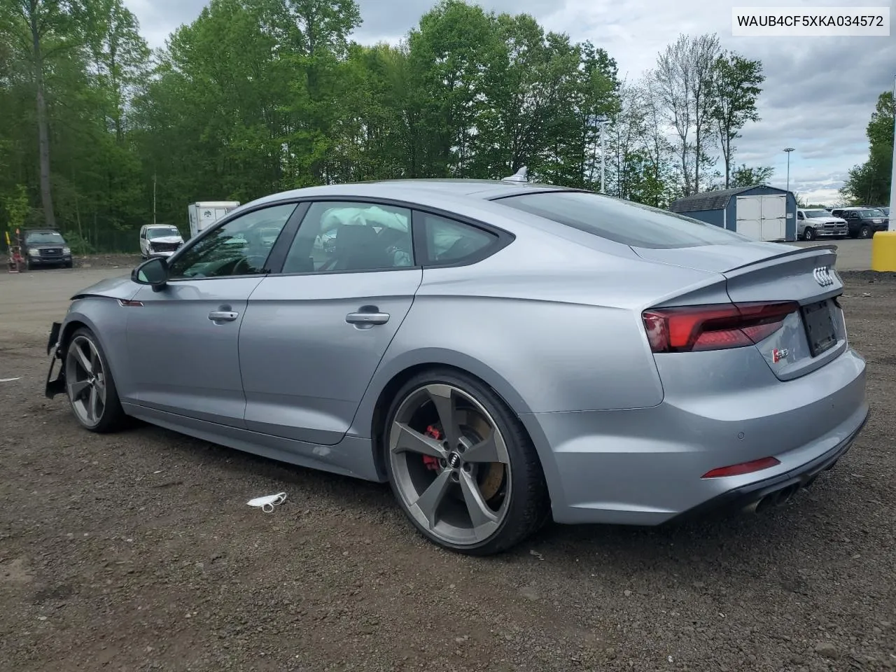 2019 Audi S5 Premium Plus VIN: WAUB4CF5XKA034572 Lot: 54435664