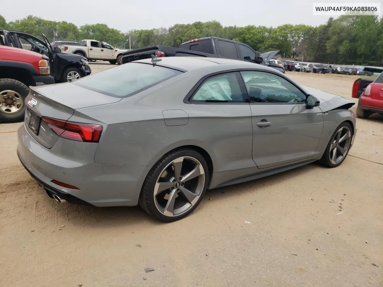 WAUP4AF59KA083806 2019 Audi S5 Premium Plus