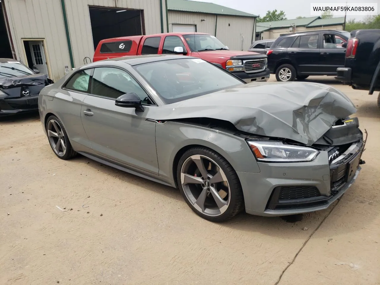 2019 Audi S5 Premium Plus VIN: WAUP4AF59KA083806 Lot: 55084784