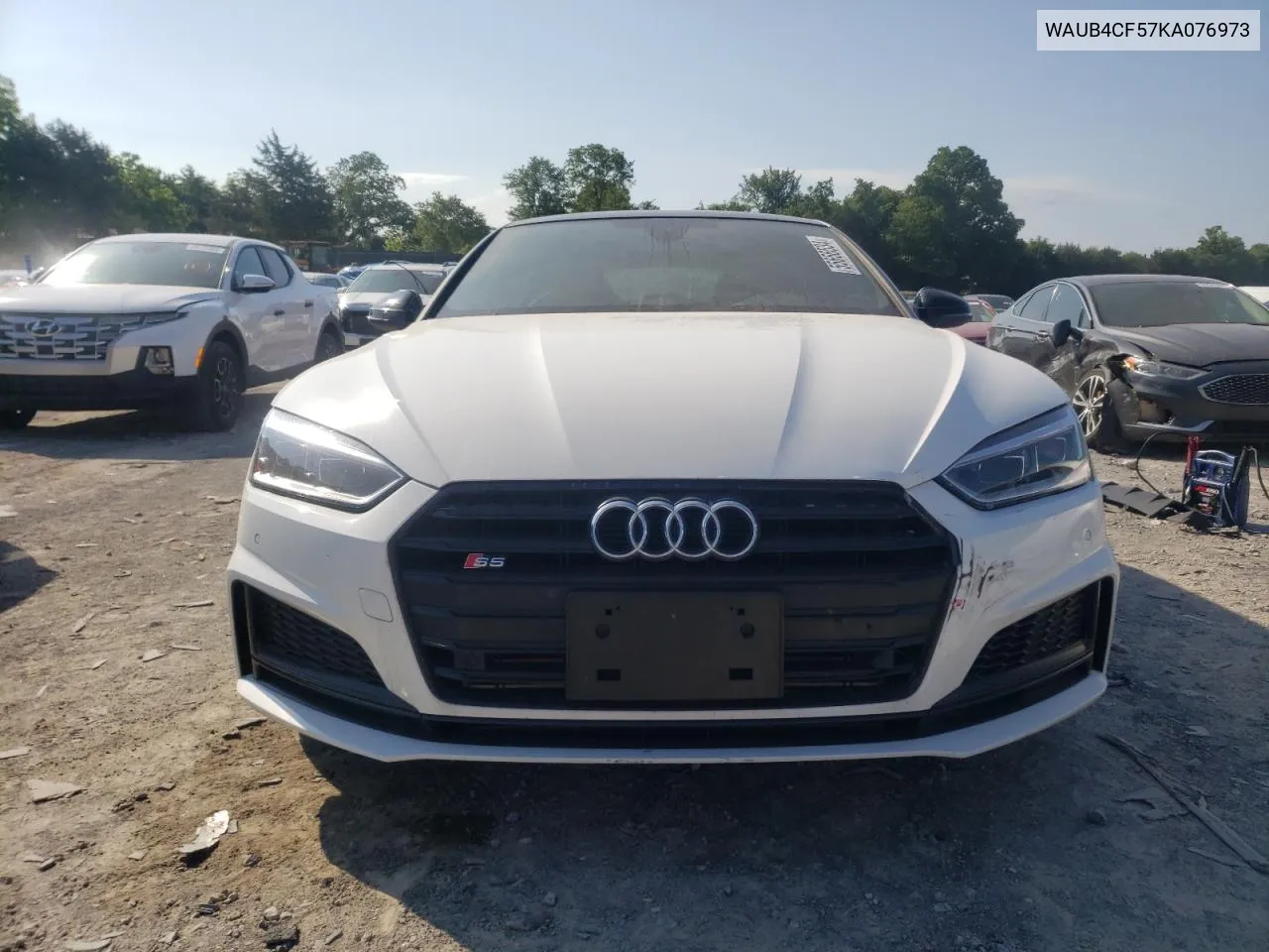 2019 Audi S5 Premium Plus VIN: WAUB4CF57KA076973 Lot: 55656534