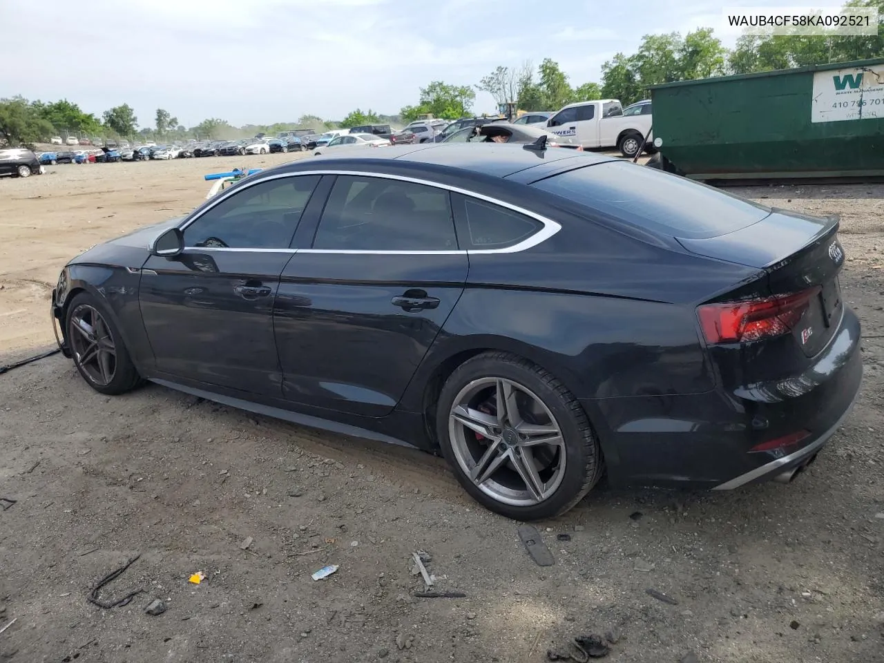 2019 Audi S5 Premium Plus VIN: WAUB4CF58KA092521 Lot: 55824564