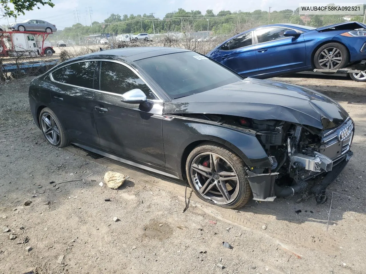 2019 Audi S5 Premium Plus VIN: WAUB4CF58KA092521 Lot: 55824564