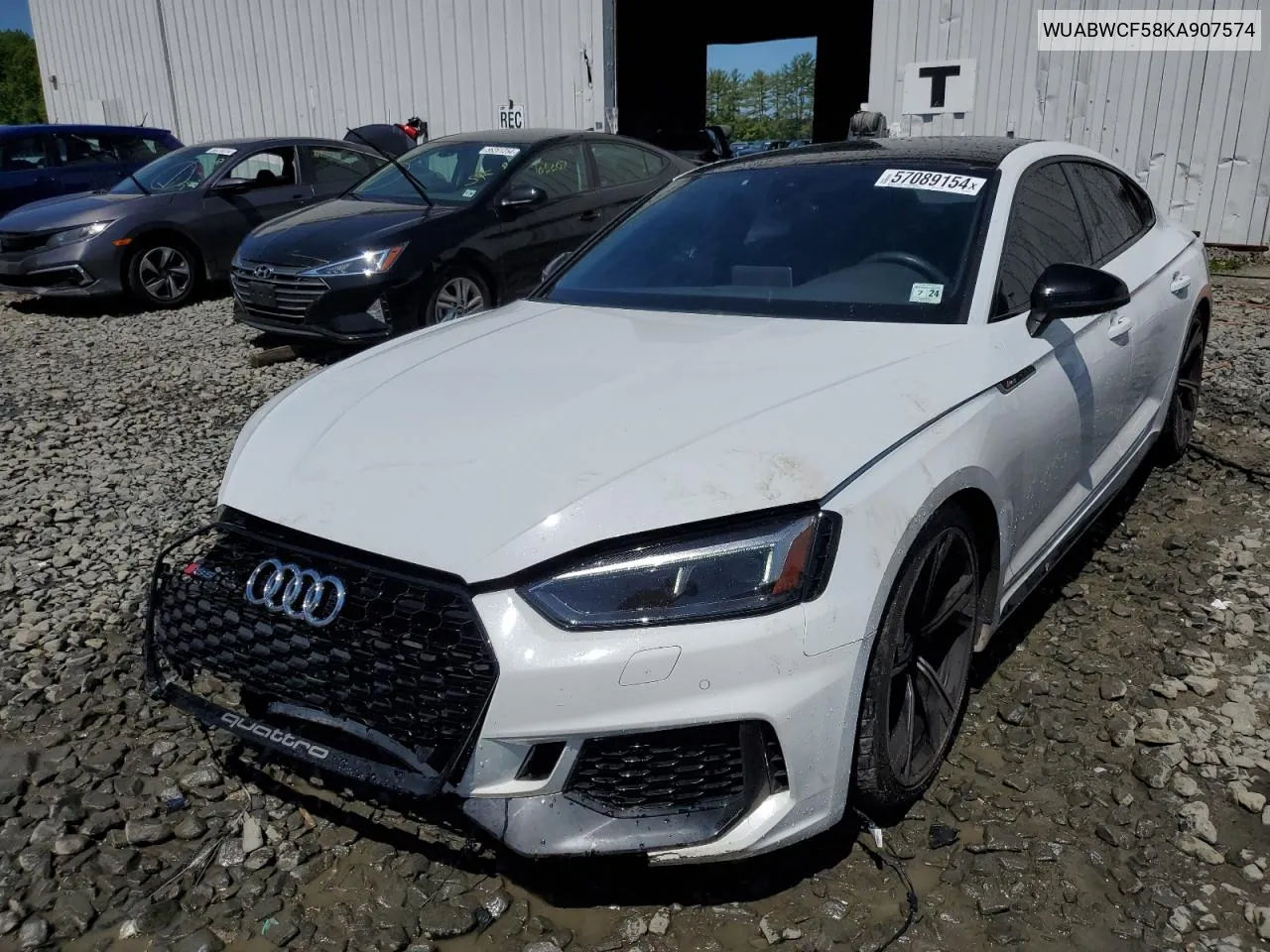 2019 Audi Rs5 VIN: WUABWCF58KA907574 Lot: 57089154