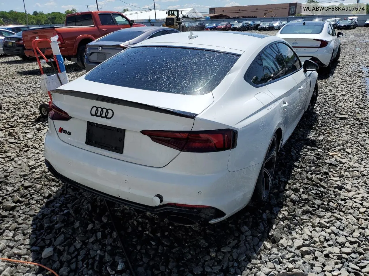 2019 Audi Rs5 VIN: WUABWCF58KA907574 Lot: 57089154