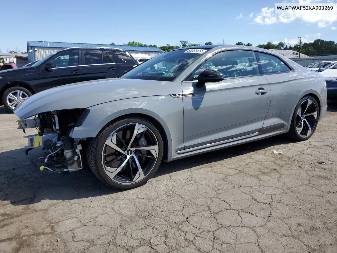 2019 Audi Rs5 VIN: WUAPWAF52KA903269 Lot: 58038424