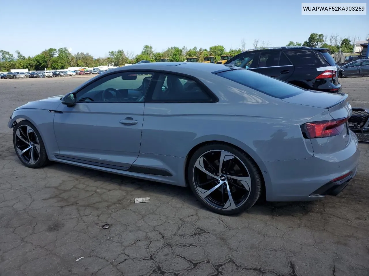 2019 Audi Rs5 VIN: WUAPWAF52KA903269 Lot: 58038424