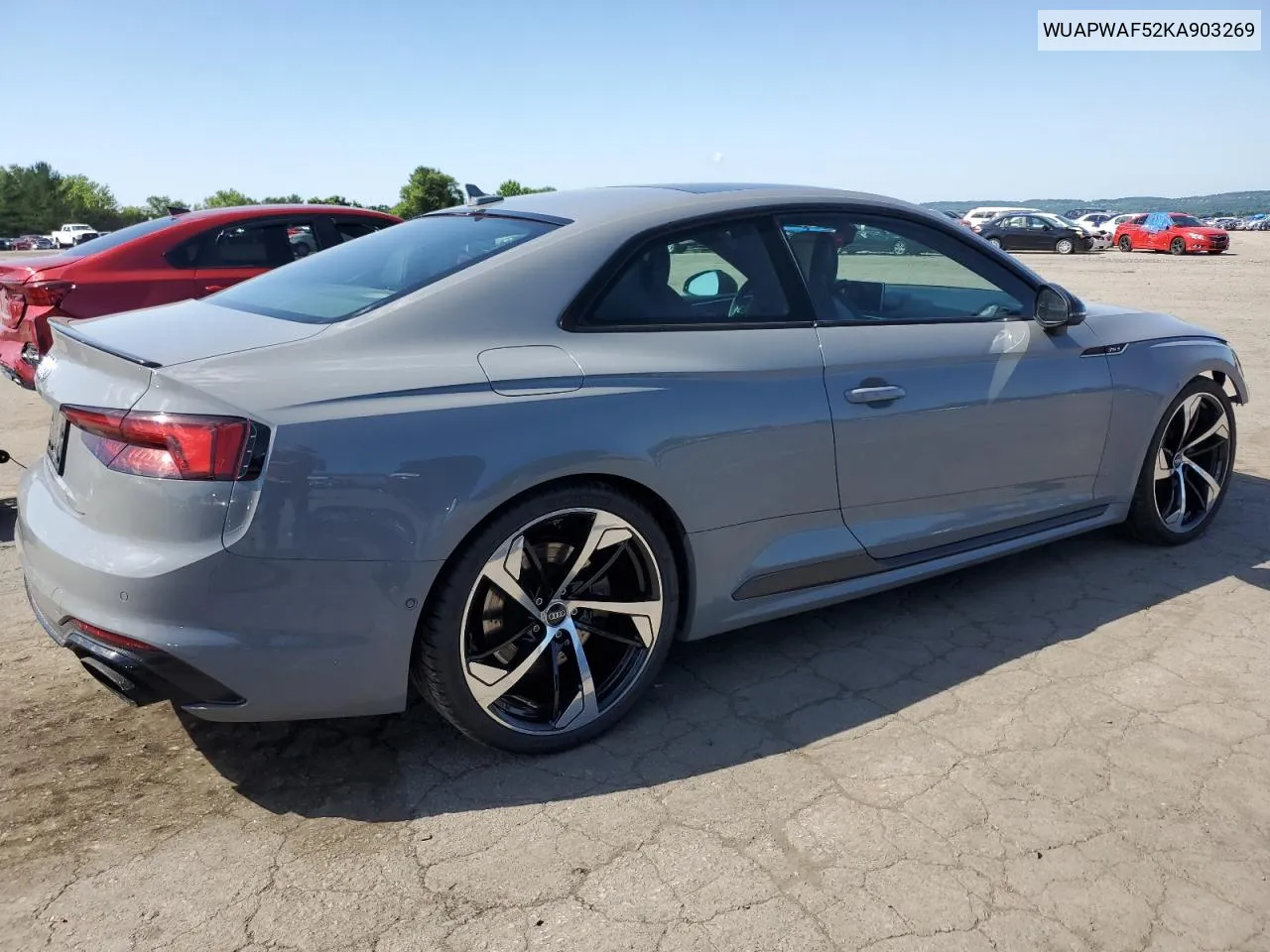 2019 Audi Rs5 VIN: WUAPWAF52KA903269 Lot: 58038424