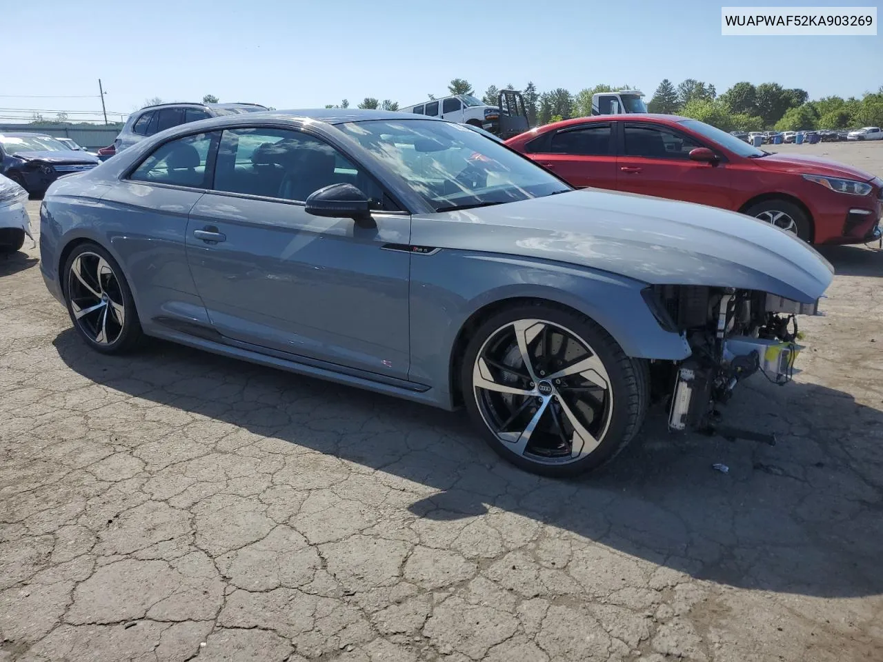 2019 Audi Rs5 VIN: WUAPWAF52KA903269 Lot: 58038424