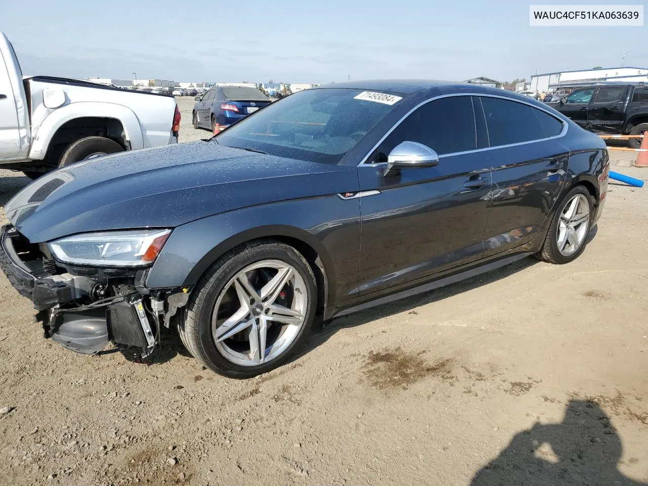 2019 Audi S5 Prestige VIN: WAUC4CF51KA063639 Lot: 71493084