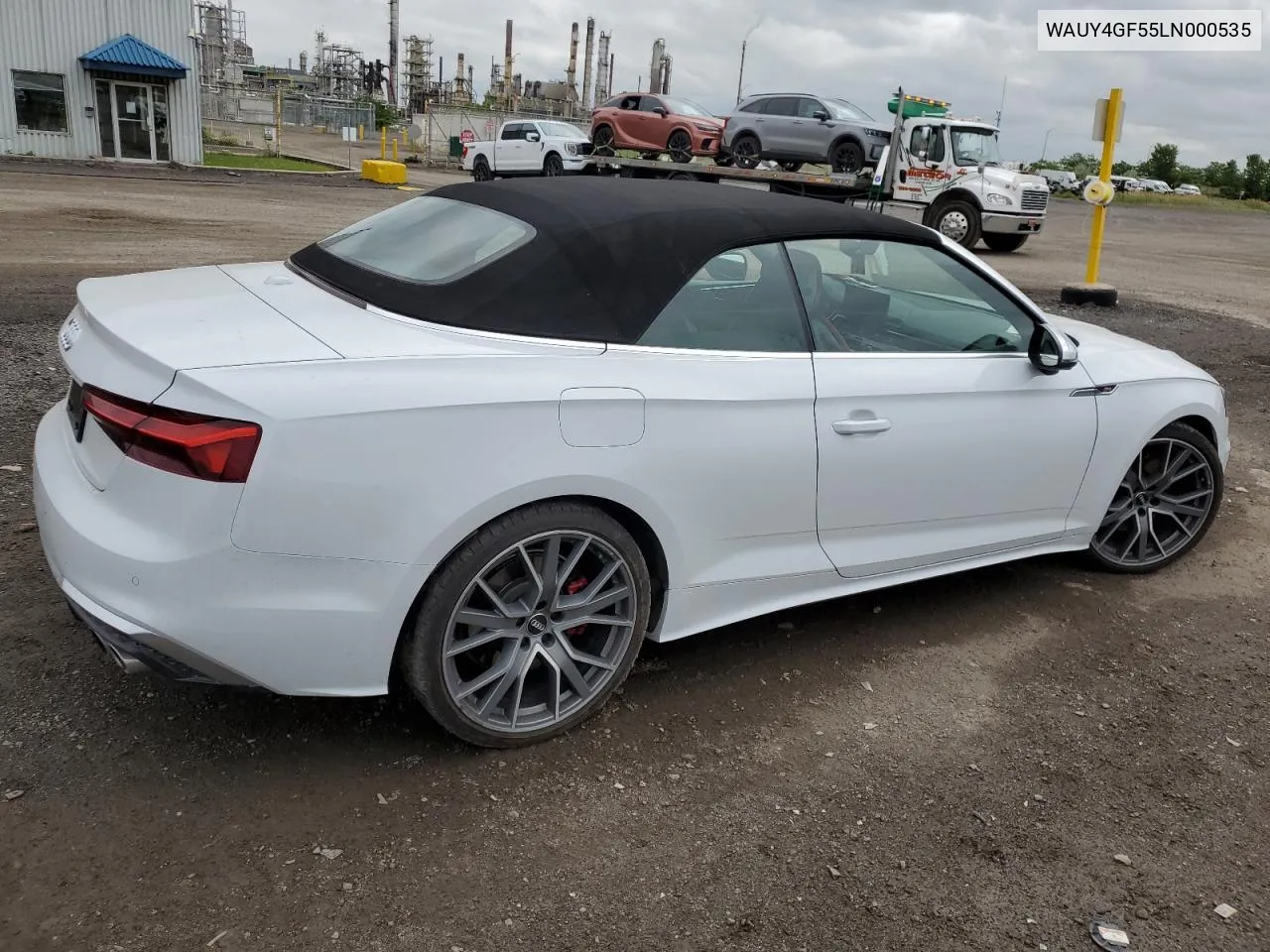 WAUY4GF55LN000535 2020 Audi S5 Prestige