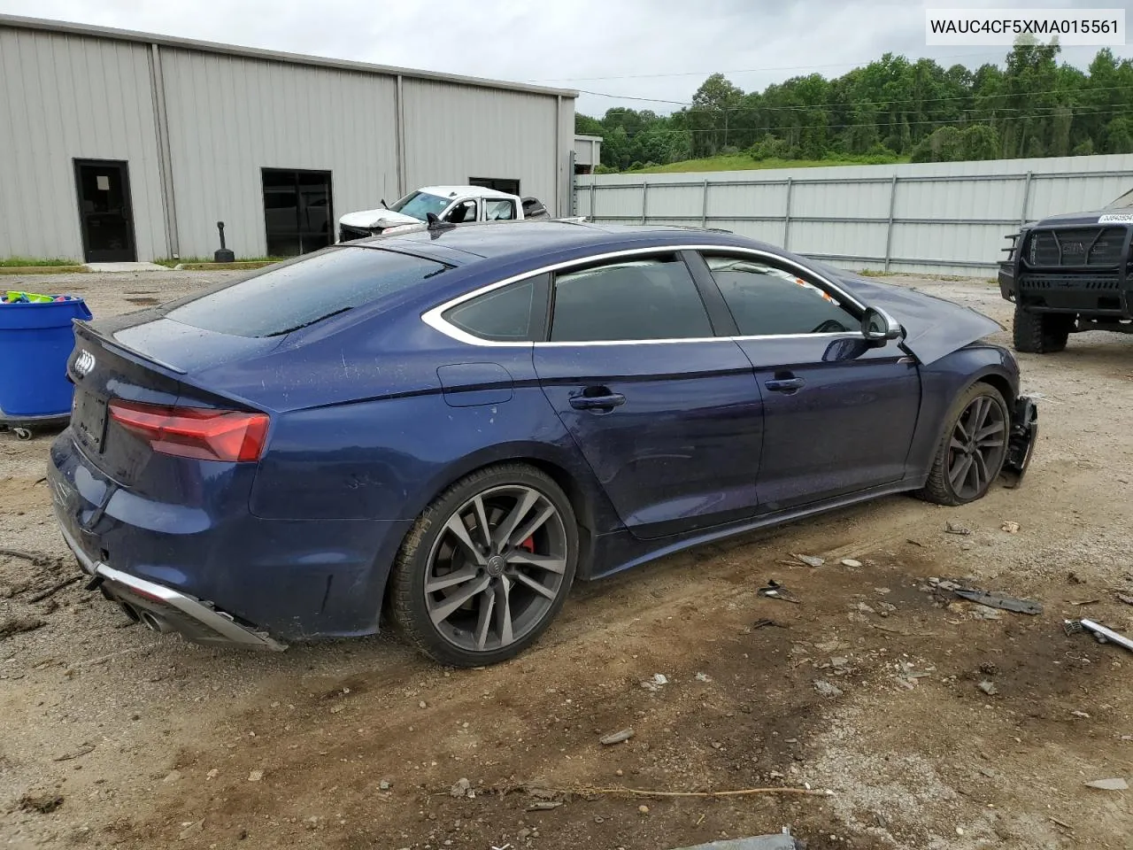 2021 Audi S5 Premium Plus VIN: WAUC4CF5XMA015561 Lot: 53919864