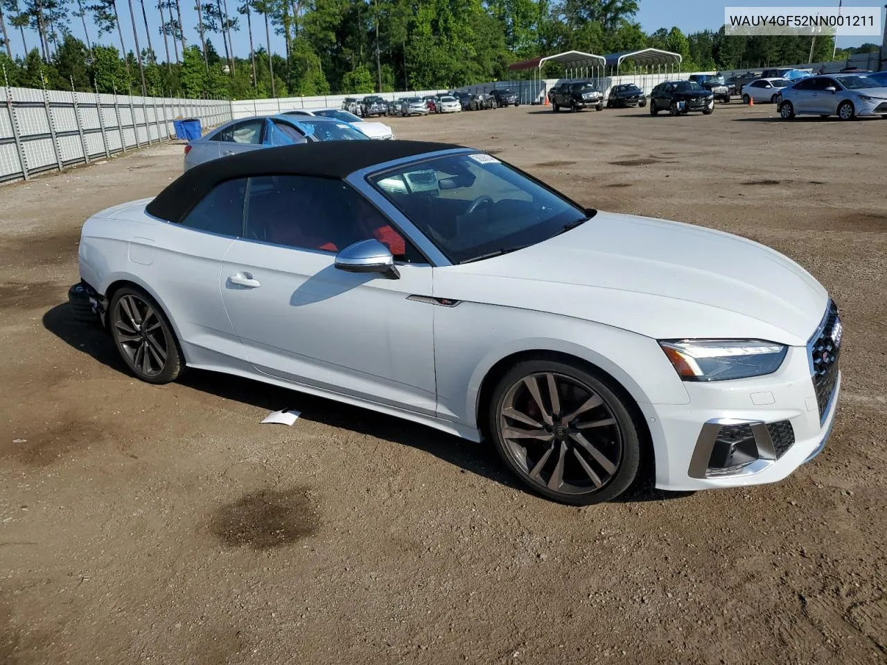 WAUY4GF52NN001211 2022 Audi S5 Prestige