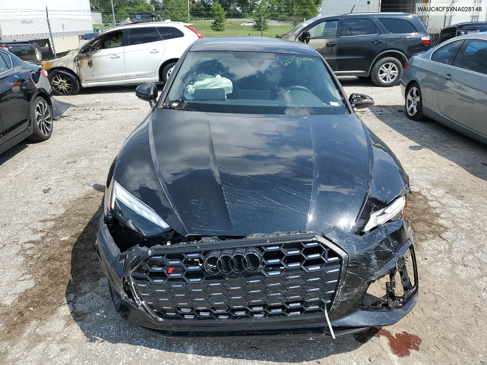 2022 Audi S5 Premium Plus VIN: WAUC4CF5XNA028148 Lot: 62739494