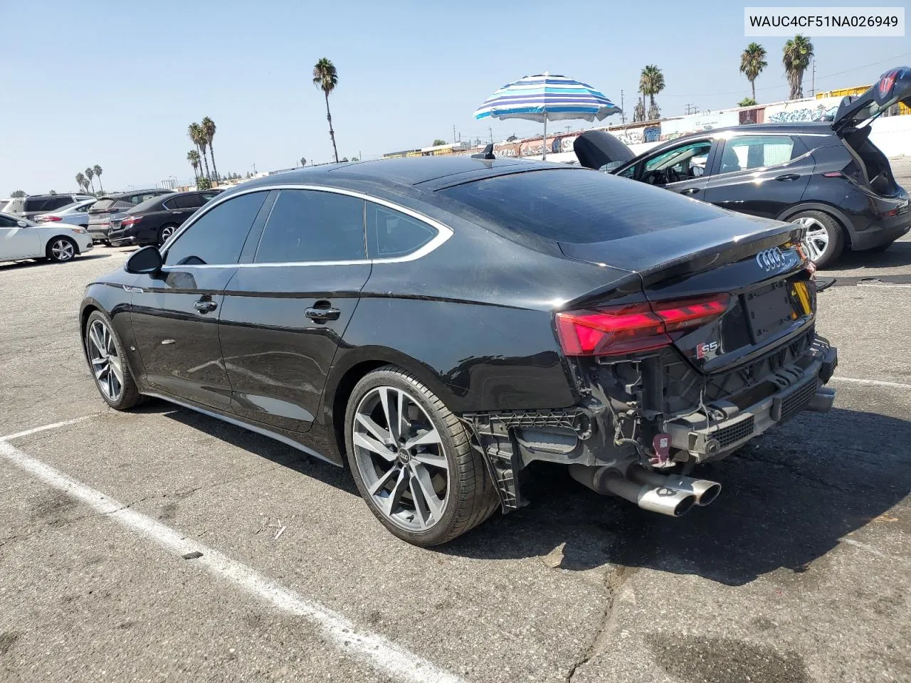 2022 Audi S5 Premium Plus VIN: WAUC4CF51NA026949 Lot: 70686764