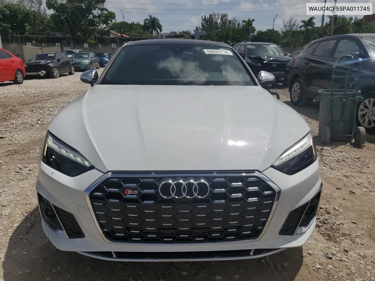 2023 Audi S5 Premium Plus VIN: WAUC4CF55PA011745 Lot: 69693714