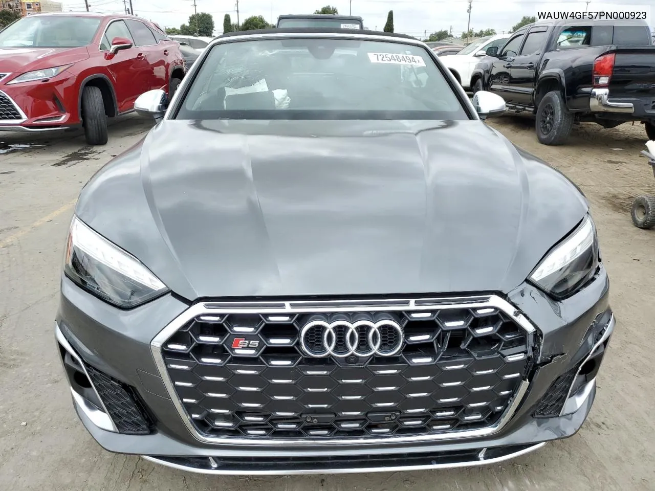 2023 Audi S5 Premium Plus VIN: WAUW4GF57PN000923 Lot: 72548494