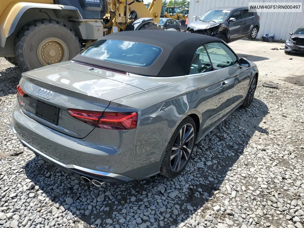 2024 Audi S5 Premium Plus VIN: WAUW4GF51RN000497 Lot: 59649214