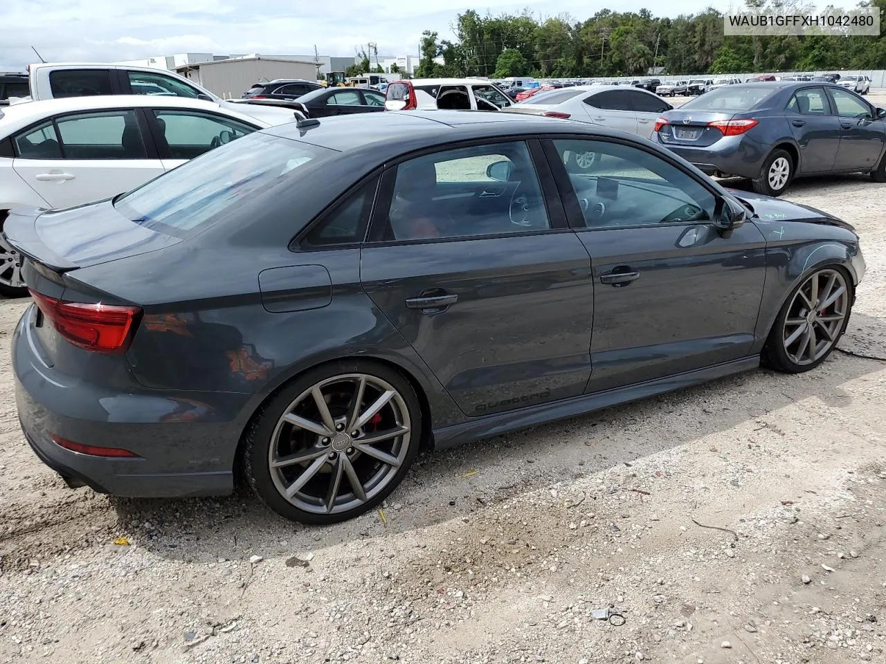 WAUB1GFFXH1042480 2017 Audi S3 Premium Plus