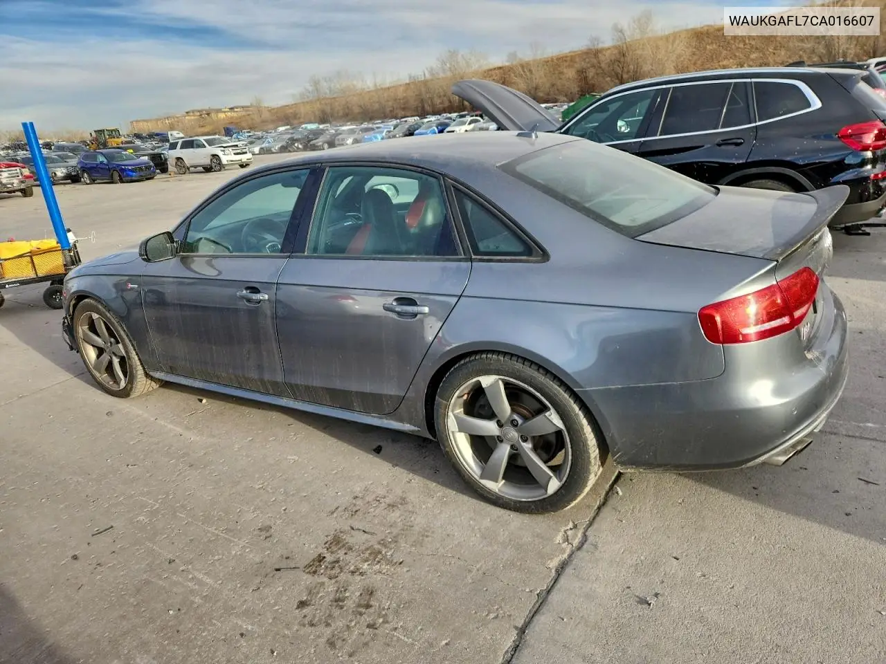 WAUKGAFL7CA016607 2012 Audi S4 Prestige