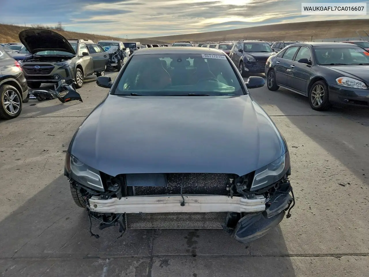 WAUKGAFL7CA016607 2012 Audi S4 Prestige