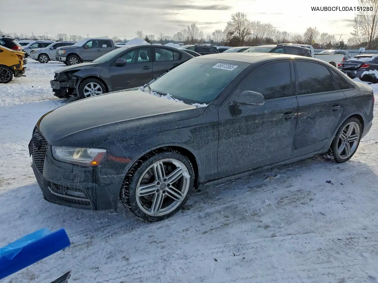 WAUBGCFL0DA151280 2013 Audi S4 Premium Plus