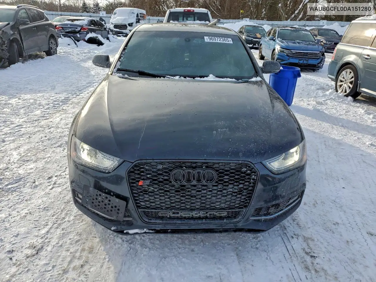 WAUBGCFL0DA151280 2013 Audi S4 Premium Plus