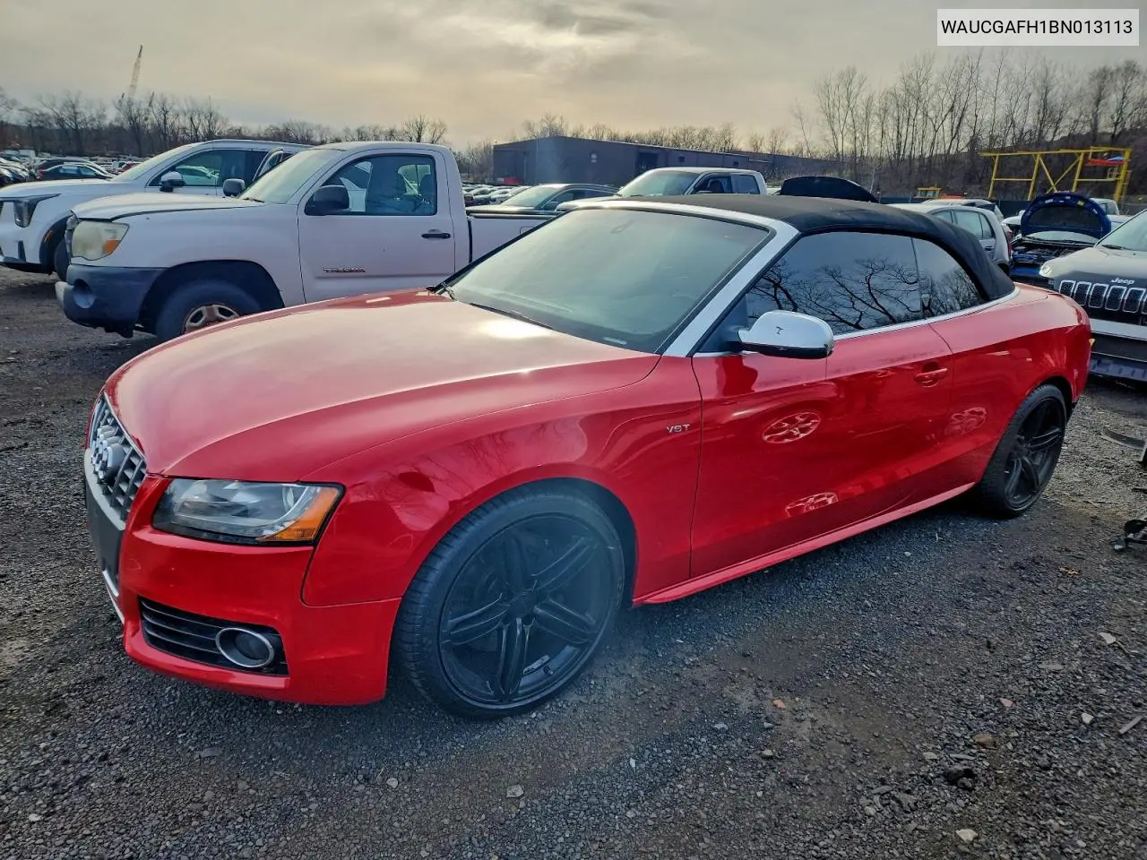 WAUCGAFH1BN013113 2011 Audi S5 Premium Plus