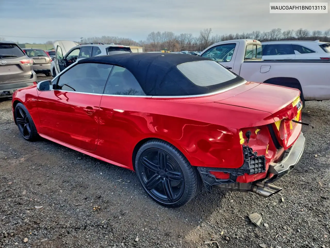 WAUCGAFH1BN013113 2011 Audi S5 Premium Plus