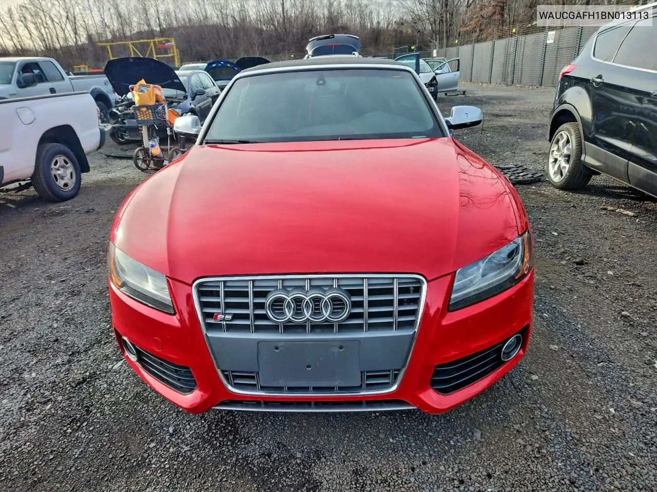 WAUCGAFH1BN013113 2011 Audi S5 Premium Plus