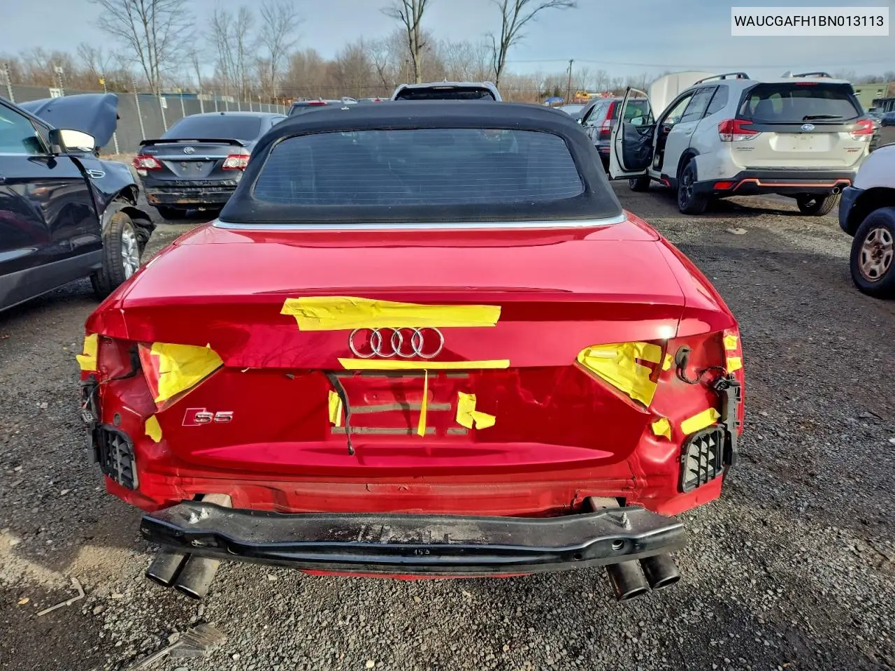 WAUCGAFH1BN013113 2011 Audi S5 Premium Plus