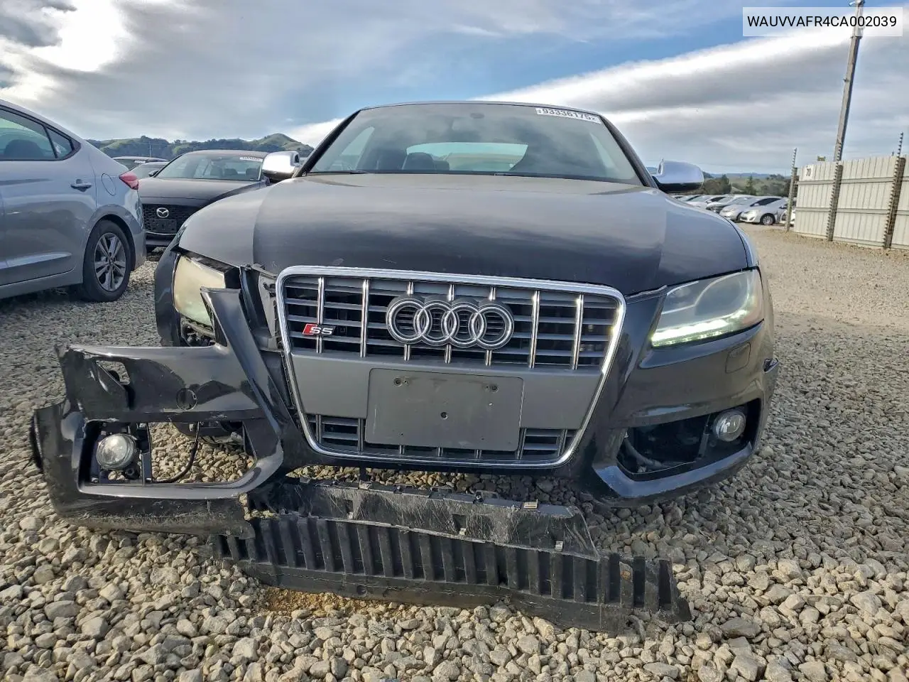 WAUVVAFR4CA002039 2012 Audi S5 Prestige
