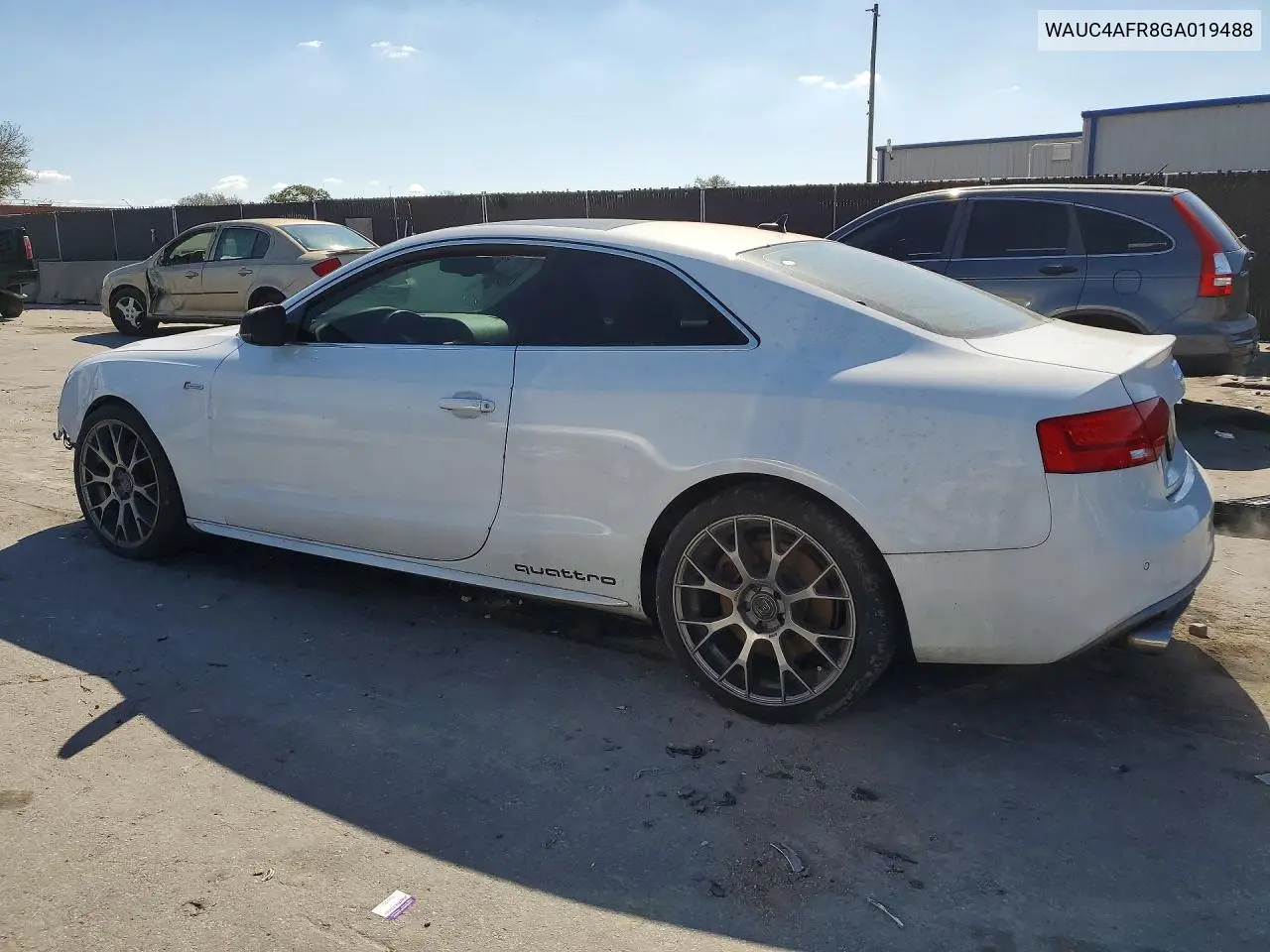 2016 Audi S5 Premium Plus VIN: WAUC4AFR8GA019488 Lot: 76456925