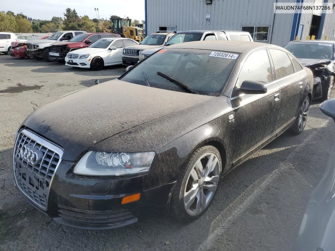 2008 Audi S6 Quattro VIN: WAUDN74F68N137286 Lot: 72032614